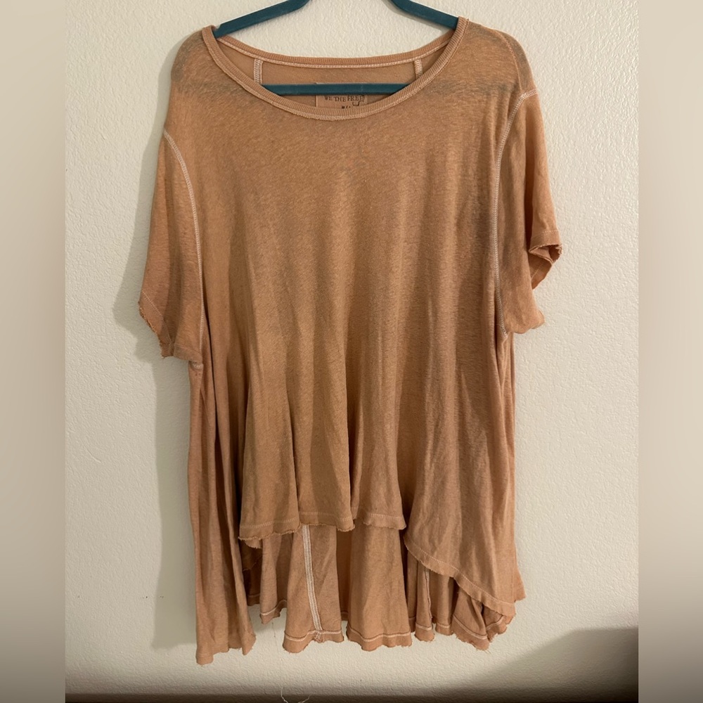 Free people short sleeve shirt